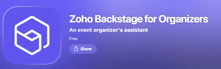 Zoho Backstage for Organizersのアイコン